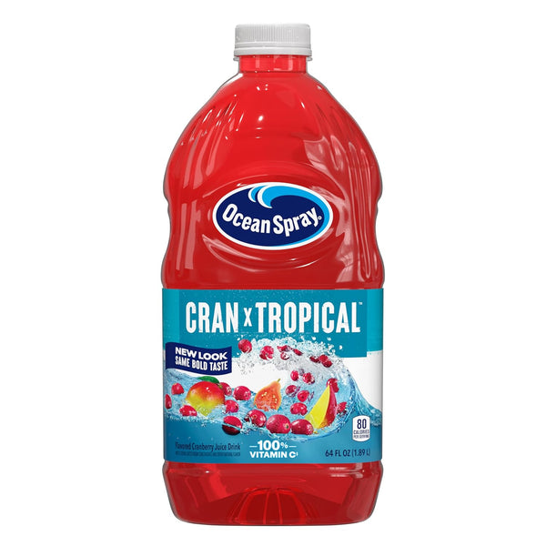 Ocean Spray Cran-Tropical Cranberry Tropical Juice Drink, 64 Fl Oz Bottle (Pack