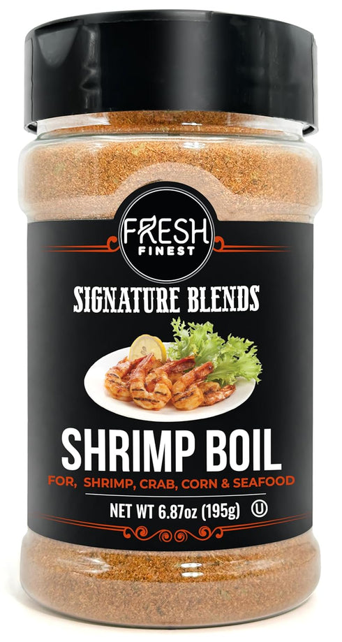 Fresh Finest Shrimp Boil Seafood Seasoning - 6.87oz (195g) - Coastal, Authentic,