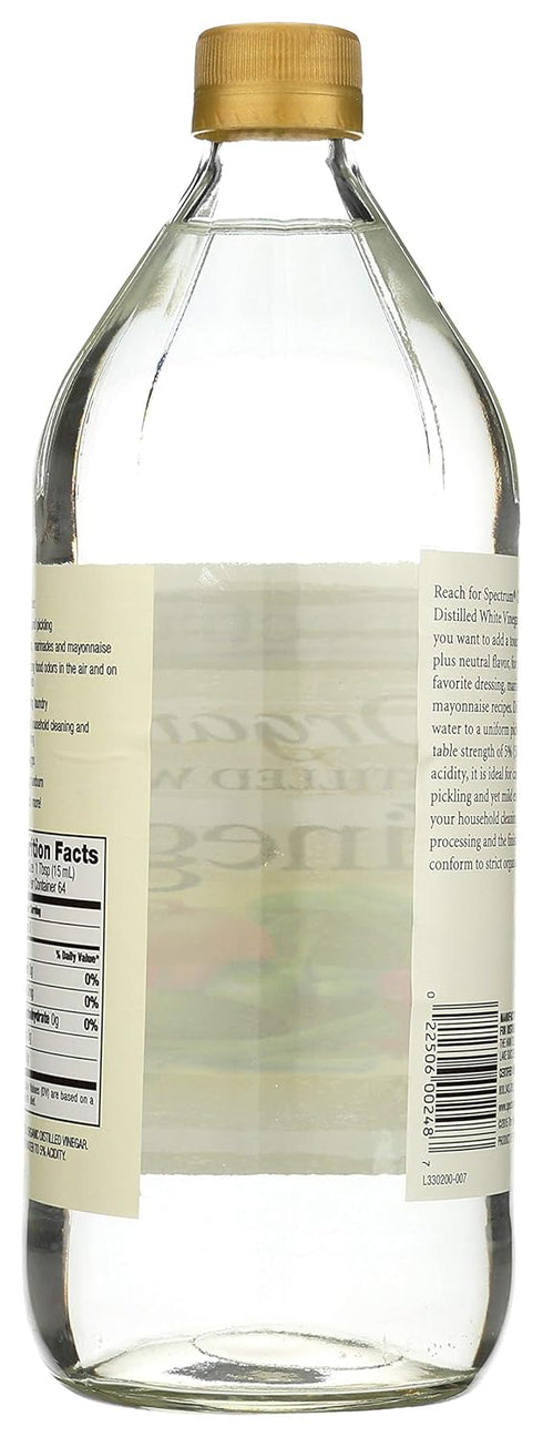 32 Oz Spectrum Naturals Organic White Distilled Vinegar