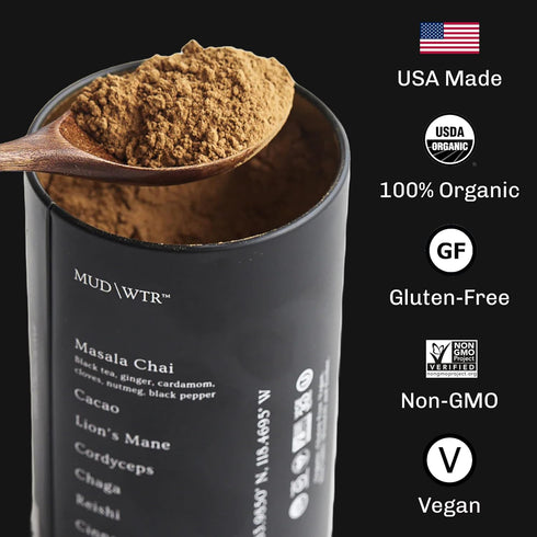 2,240mg Immunity 30 MUDWTR Original Mushroom Coffee Alternative | USA Grown & Adaptogenic Mushrooms | USDA Organic |