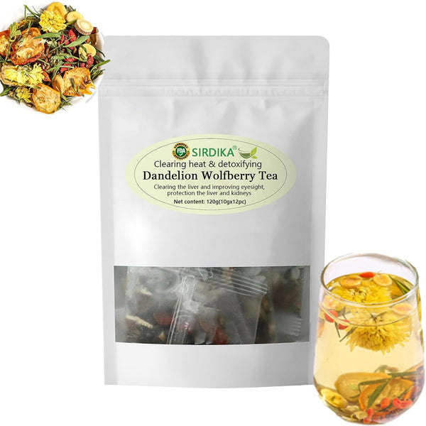 Dandelion Wolfberry Tea Bags,Dandelion Wolfberry Tea Organic Kidneys & Liver Tea Chinese