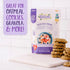 1lb Oatsome Organic Rolled Oats, Bag Gluten-Free, Whole Grain Oats for Oatmeal, Baking, & Granola