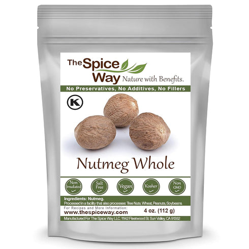 The Spice Way Whole Nutmeg - 4 oz