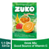 48 Packets Zuko Fruit Punch Powdered Drink Mix, No Added Sugar Needed, Ct Individual