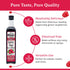 16.9 Oz (Pack 2) De La Rosa Raspberry Vinegar Organic, Raw & Unfiltered Pure Vinegar, Vegan, Gluten Free & Kosher
