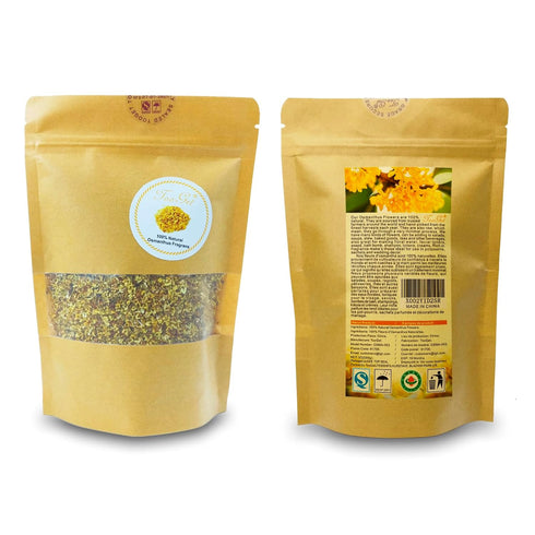 TooGet Fragrant Osmanthus Fragrans Herb Loose Leaf Tea, 100% Natural Dried Osmanthus Flower Herbal Tea - 2 OZ