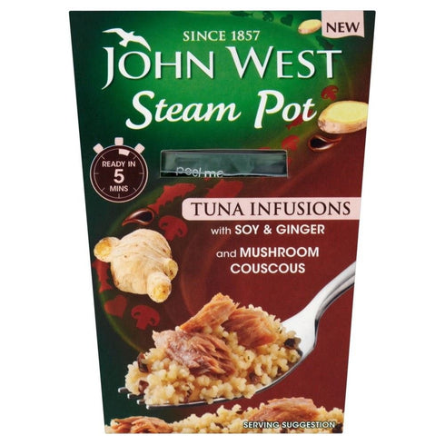 John West Steam Pot Tuna with Soy & Ginger & Couscous (150g) - Pack