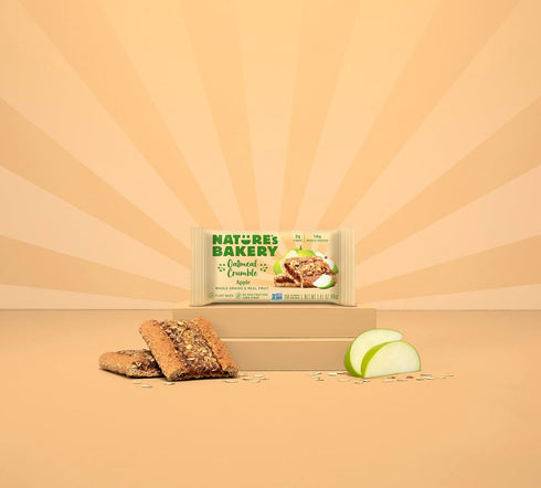 1.41 Oz, 6 Nature's Bakery Oatmeal Crumble Apple Bars, Ct