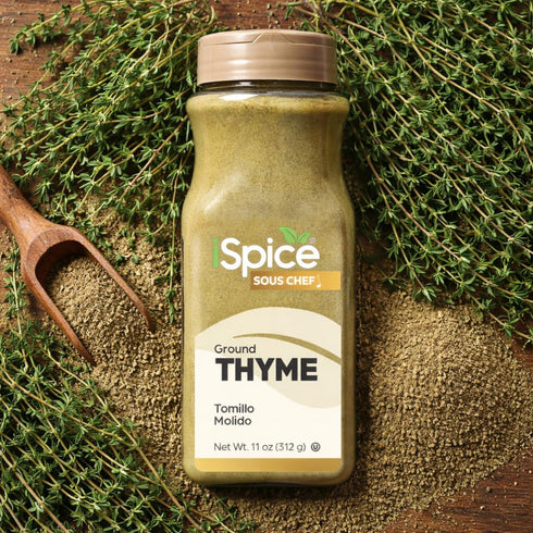 11 oz iSpice | Thyme Ground | | Bulk Size | Premium Herbs | Kosher