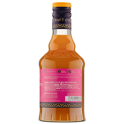 25 50% (12.7 oz) Liber & Co. Tropical Passion Fruit Syrup - Makes Drinks - Passionfruit Juice - Perfect for Craft