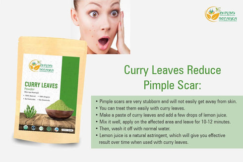 100% Natural Grown Dried Curry Leaves Powder 150gms / 5.3 oz | Promotes Hair Growth Formulation | Strong Hair | Hair Volume | Thicker Hair