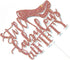 Rose Gold Still Fabulous at Fifty Cake Topper, Happy 50th Birthday Decoration for Party
