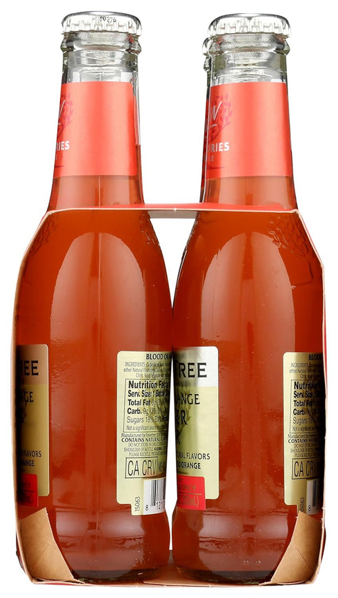 27.2 Oz, 4 Pack Fever-Tree, Ginger Beer Blood Orange, Fl