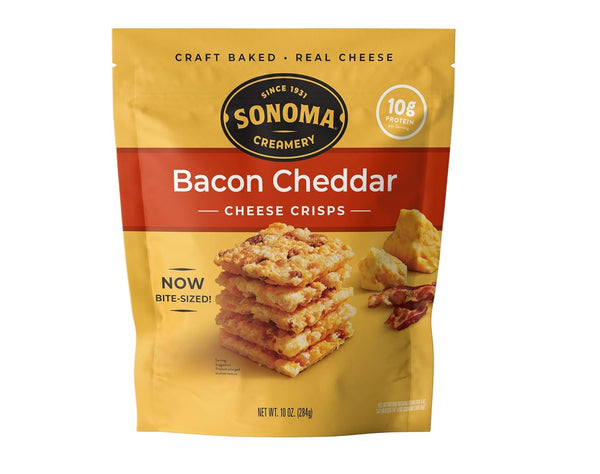 Sonoma Creamery - Cheese Crisps, Bacon Cheddar, 10 Oz (1 Count) |