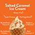pack 12 ColdSnap Salted Caramel Ice Cream Pods Creamy, Sweet & Salty Single-Serve Dessert Made in Minutes No Prep, No