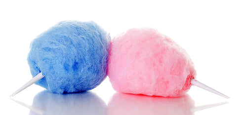 Concession Essentials 100ct 16oz 2pack, (1 32oz's Cotton Candy Floss Sugar with Cotton Candy Cones, Jar, Pink Vanilla
