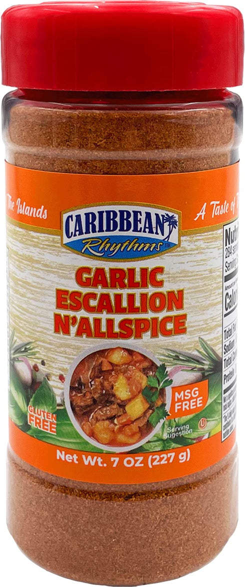 CARIBBEAN RHYTHMS Garlic Escallion N' All Spice, 7 oz.