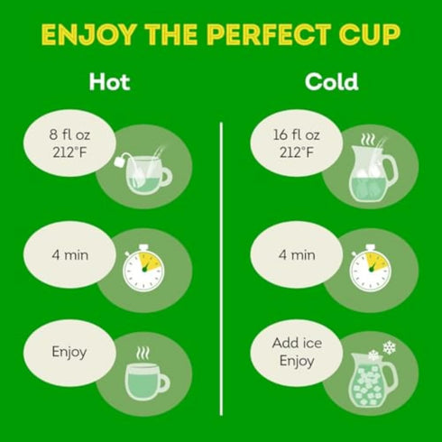 240 (40ct Pack 6) Lipton Decaf Green Tea Bags, Unsweetened Iced or Hot Tea Bags, Total Tea Bags