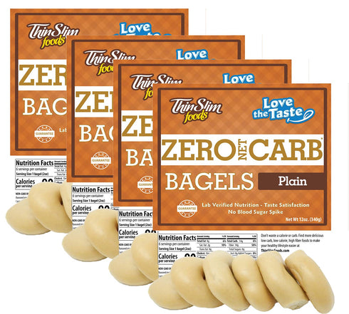 ThinSlim Foods Keto Food Bagels | Keto Bread or Keto Snack Breakfast