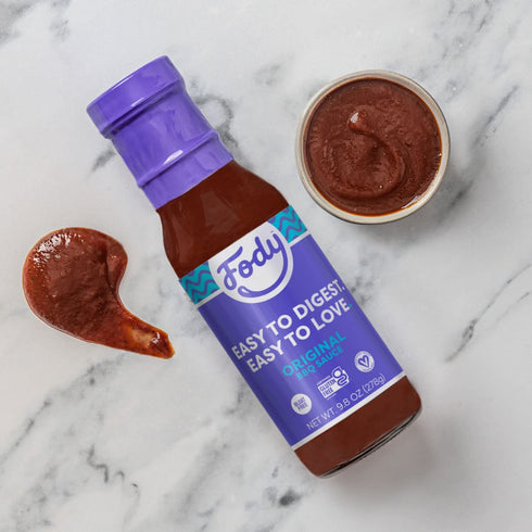 Fody Foods Original BBQ Sauce 9.8oz - Low Fodmap Certified, Sensitive Recipe, Gut & IBS Friendly