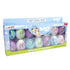 2.47 Galerie Bluey Themed Plastic Easter Eggs, Red Hard Candy Pouches Inside, Great for Egg Hunts, Ounces