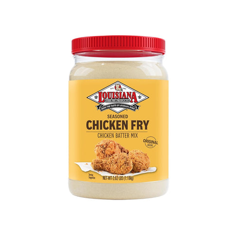 Louisiana Seasoned Chicken Fry Batter Half Gallon - 2.62 lbs - Crispy