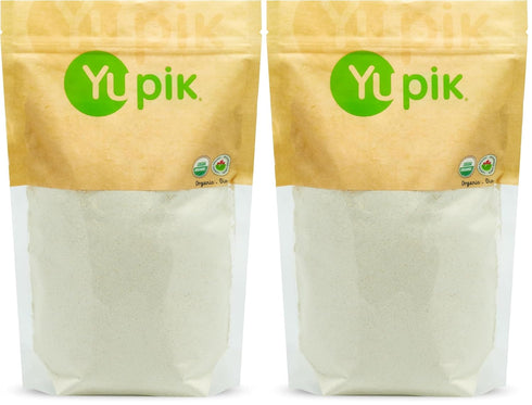 Yupik Organic Flour, Gluten-Free Fine Grind Oat, 2.2 lb, Non-GMO, Vegan (Pack