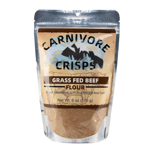 Carnivore Crisps Grass Fed Beef Flour, Premium Beef flour for Cooking and