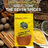 Seven Spice Mix Seasoning Blend Powder - 4 Pack (5.64 oz / 160 gm) for Lamb, Meat, Poultry, Beef, Steak, Chicken,