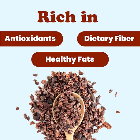 8 Food to Live Organic Sweet Cacao Nibs, Ounces Non-GMO, Lightly Sweetened with Coconut Sugar, Raw, Non-Irradiated