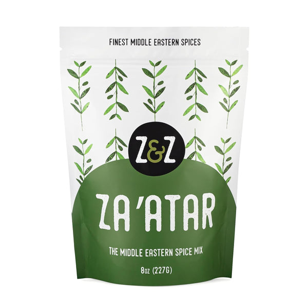 Za'atar by Z&Z Spice Blend with Zaatar, Sumac, & Toasted Sesame Seeds, 8 Oz