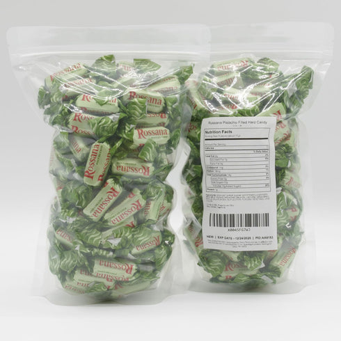 1 lb Italian Pistachio Candy Real Sicilian Pistachio, Individually Wrapped, Hard Shell with Creamy Center, Gluten Free