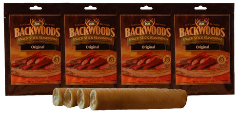 20 1 2.7 Package Packet LEM Products Backwoods Original Snack Stick Seasoning Sausage Kit, Ideal for Wild Game, Seasons