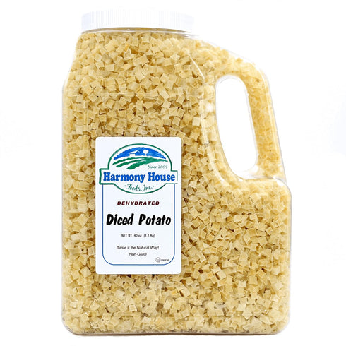 Harmony House Foods Dehydrated Diced Potatoes - Dried Potato Pieces, For Hash