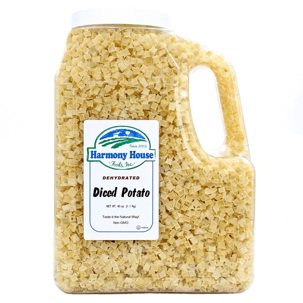 Harmony House Foods Dehydrated Diced Potatoes - Dried Potato Pieces, For Hash