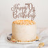 Happy 70th Birthday Cake Topper Rose Gold Glitter, 70th Birthday Cake Decorations for Women, 70th Anniversary Cake