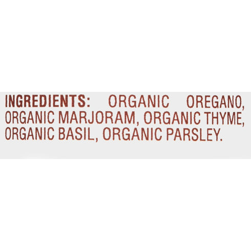 Spice Islands Organic Italian Seasoning, 0.6 Ounce