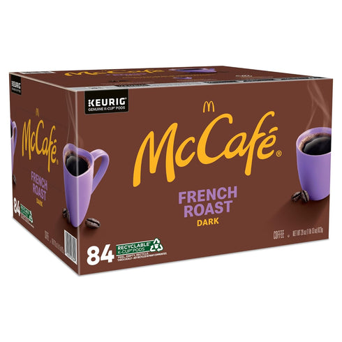 84 Count McCafe French Roast, Keurig Single Serve K-Cup Pods, Dark Roast Coffee Pods