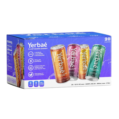 YERBA Yerbae Plant Based Energy Drinks, 20 pk./12 oz.