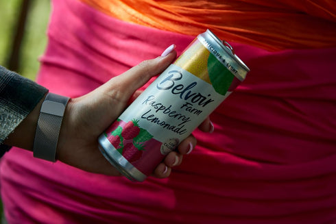 BELVOIR FRUIT FARMS 330ml (Pack 8) Belvoir Farm - Delicious & light Raspberry Lemonade