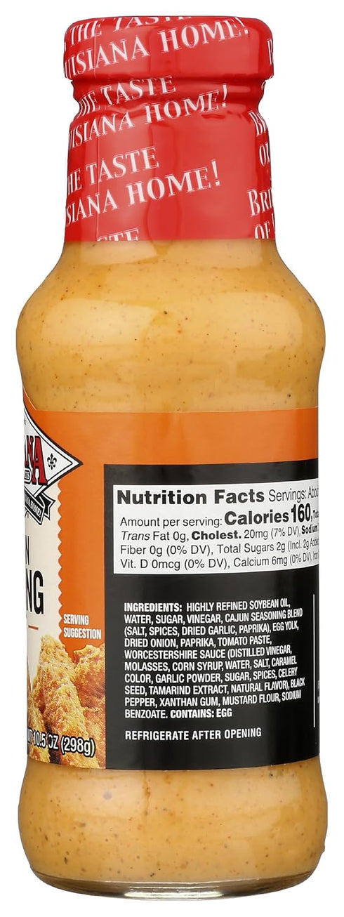 10.5 (Pack 12) Louisiana Fish Fry Cajun Dipping Sauce, Ounces
