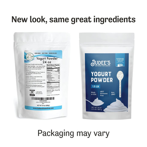1.5 lb Judee's Gluten Free Nonfat Yogurt Powder - Gluten-Free Starter Culture - Smoothies & Dips with Yogurt Smoothie