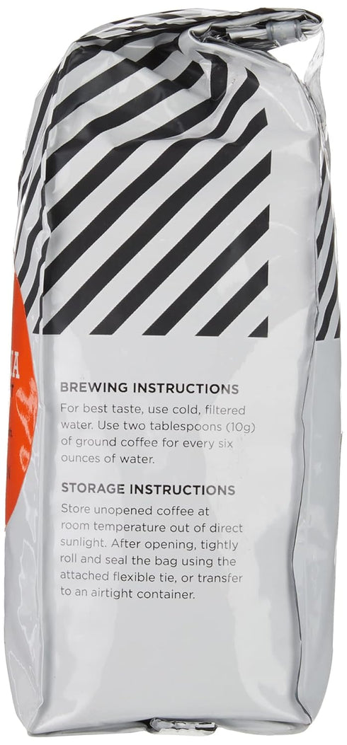 Amazon Fresh 12 Decaf Colombia Whole Bean Coffee, Medium Roast, Ounce