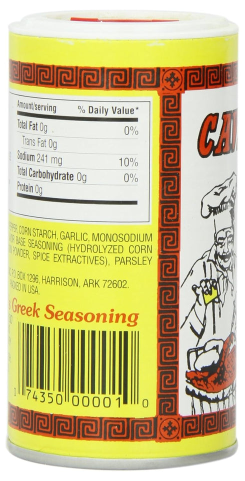Cavender's All Purpose Greek Seasoning, 3.25 oz (Pack of 12)