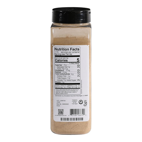 12 oz Porcini Mushroom Powder, Pure Dried Porcini Seasoning for Risotto, Soup, Pasta & Sauces, by Woodland Gourmet