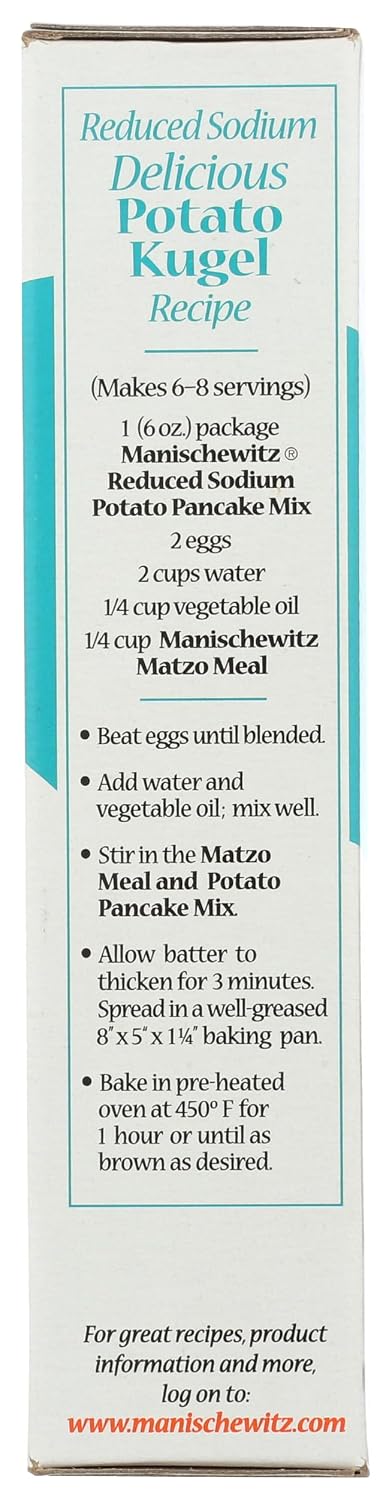 6 OZ MANISCHEWITZ Reduced Sodium Potato Pancake Mix