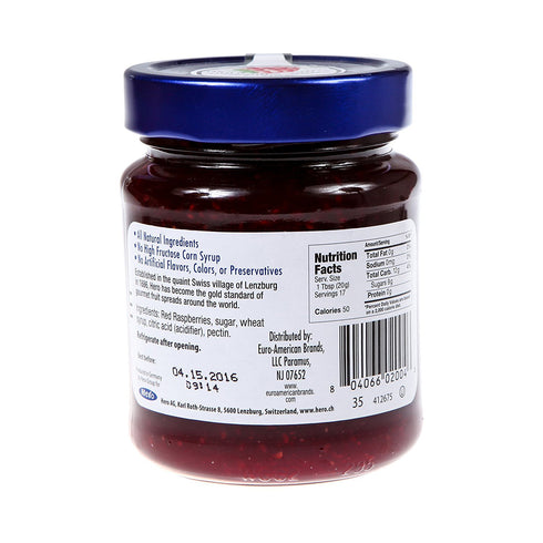 Hero 12 Red Raspberry Premium Fruit Spread Ounce