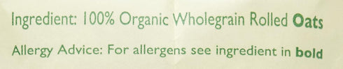 1kg Flahavans Organic Porridge Oats