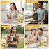xapuo 750g 30 Packs Instant Yellow Soy Milk Powder Pure Whole Bean, No Sugar, No Additives, Single-Serve For Your Daily