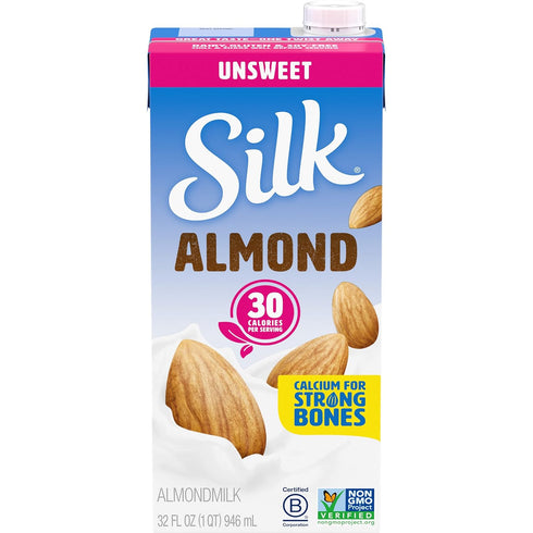 32 oz. (WWI00172) Silk Almond Milk Original Unsweetened
